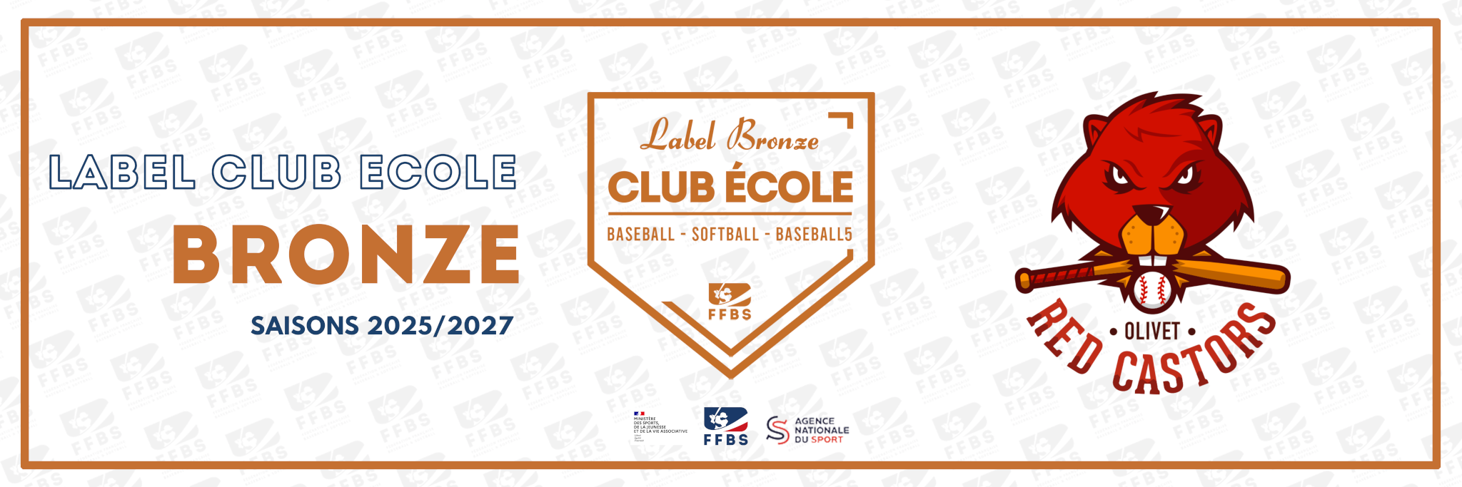 Banderole LCE - BRONZE - Olivet